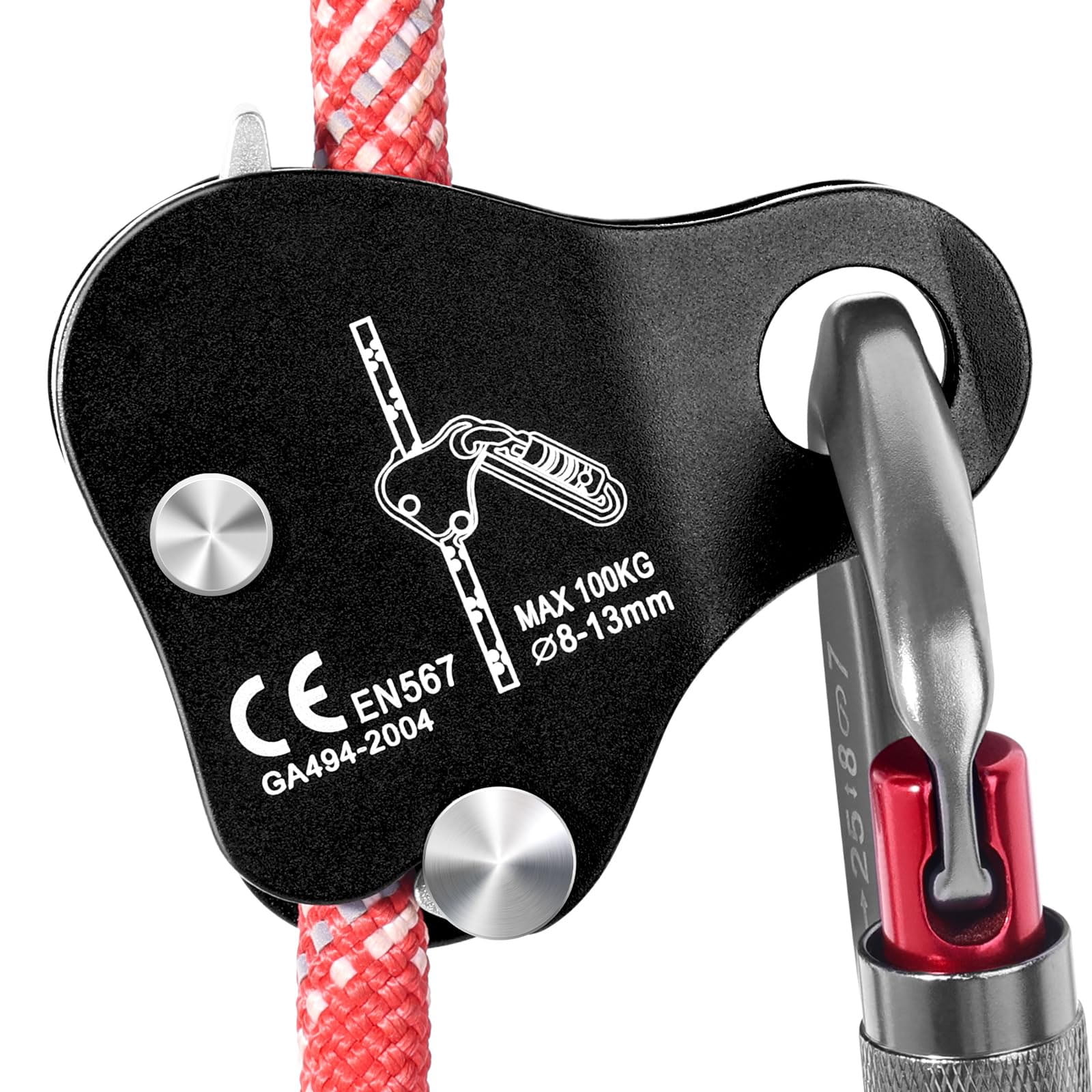 Fall Protection — Descender / Ascender / Static Rope / Carabiner