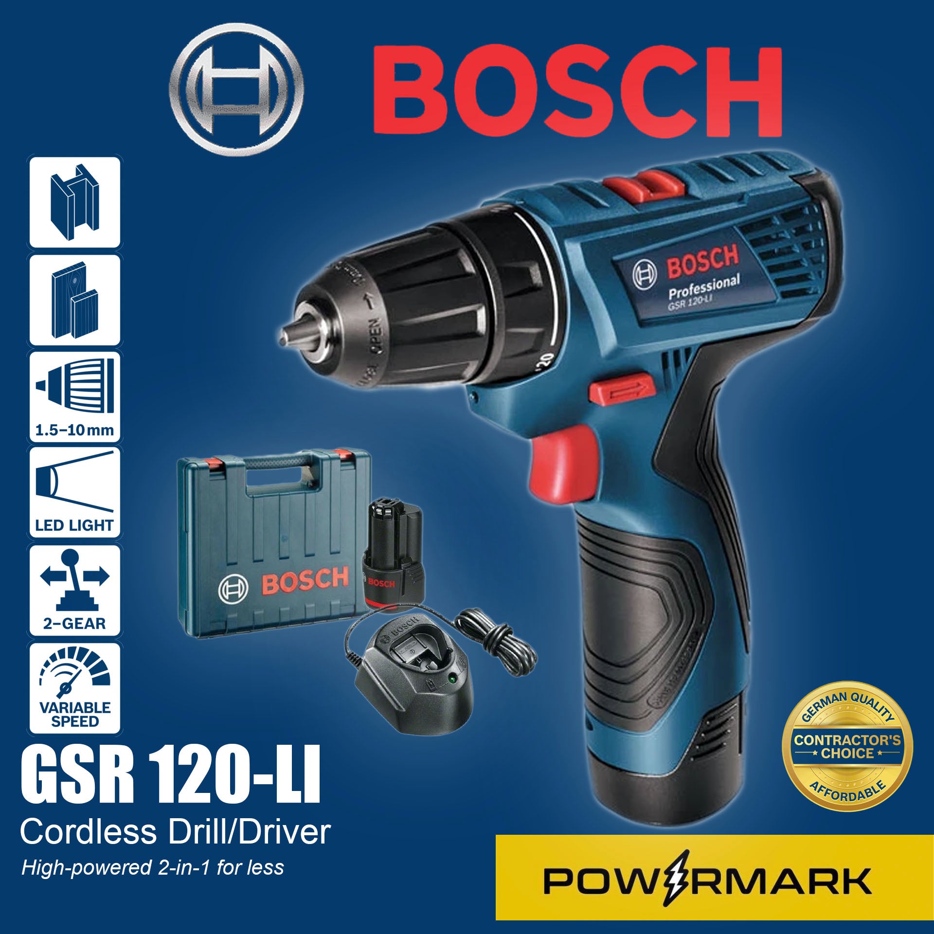 Bosch GSR 120-LI Cordless Drill