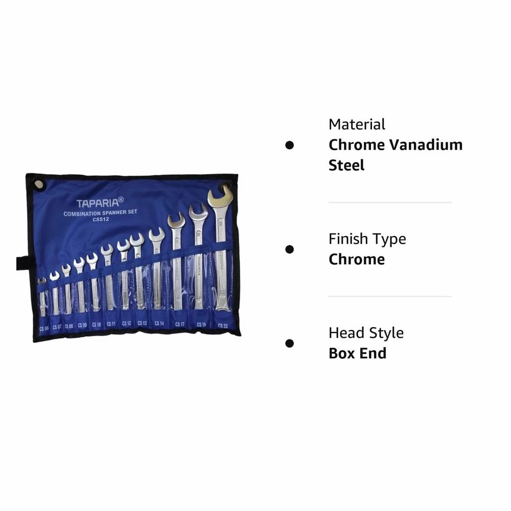 TAPARIA Ring Spanner Set