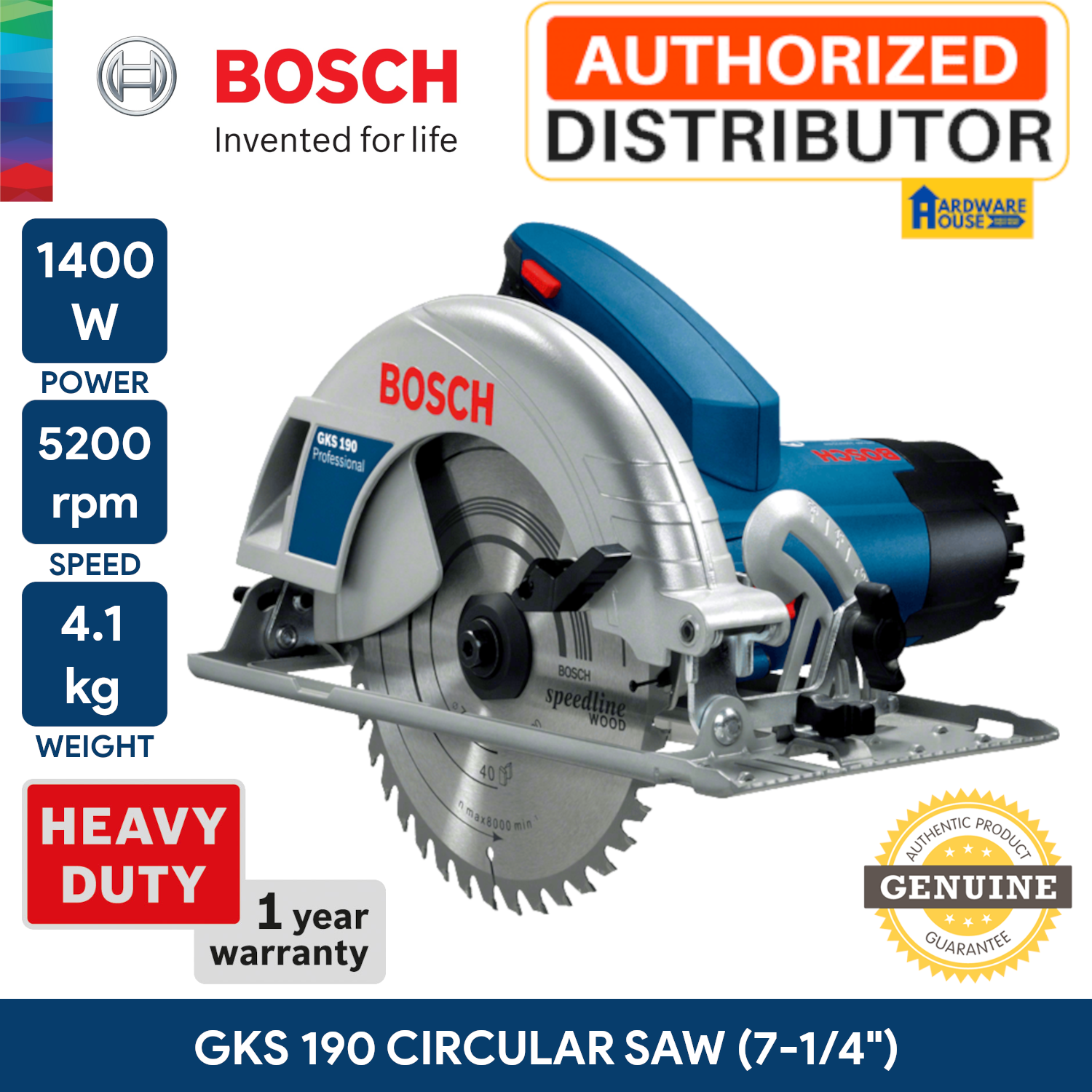 Bosch GKS 190 Circular Saw