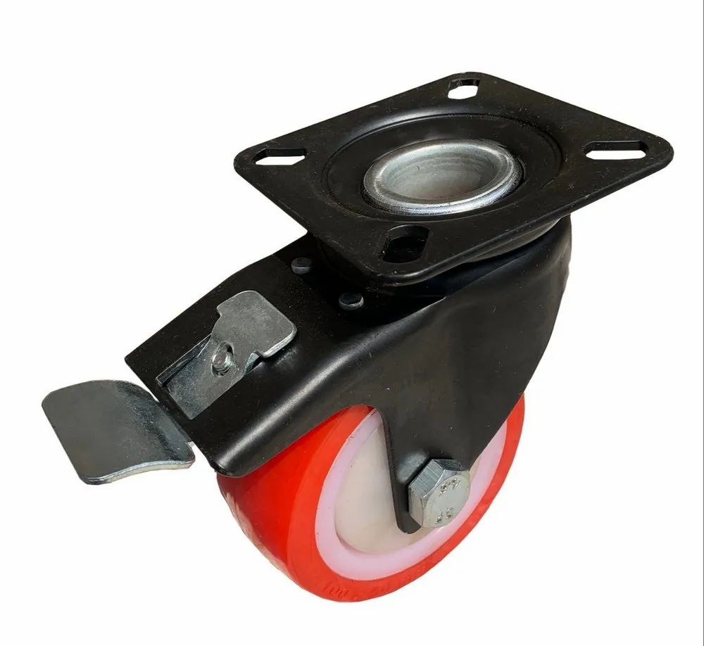 Envoy 4" x 2" Red PU — Plate Brake